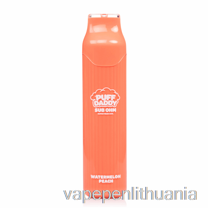Puff Daddy 6000 Vienkartinis Arbūzas Persikų Vape Skystis